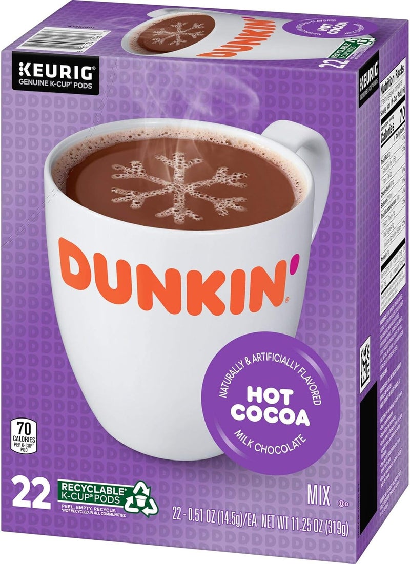 Dunkin' Milk Chocolate Hot Cocoa K-Cup Pods - Image 4
